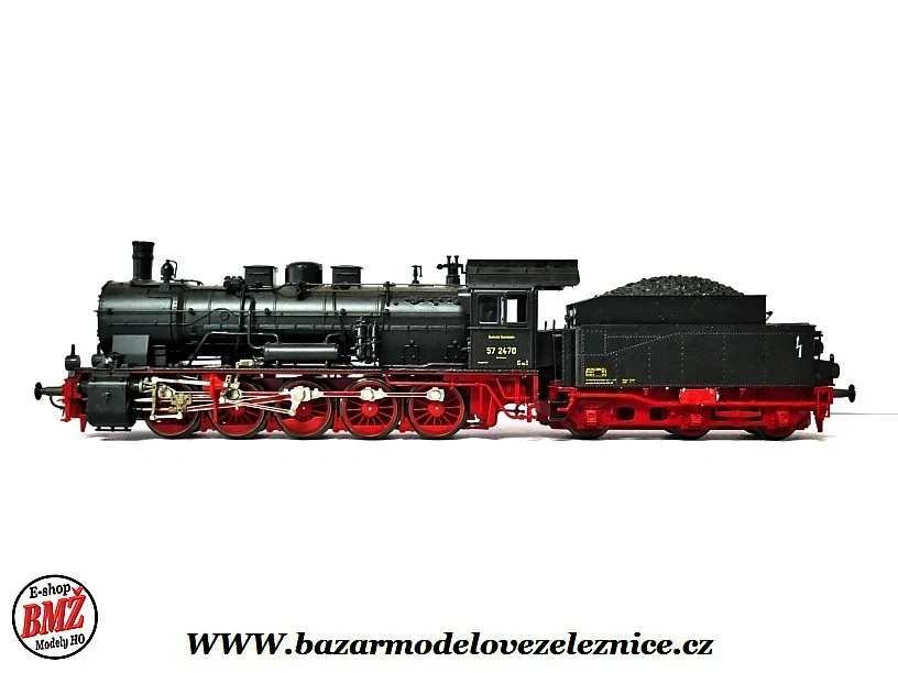 Roco - DC - Parní lokomotiva BR 57 2470 DRG - HO