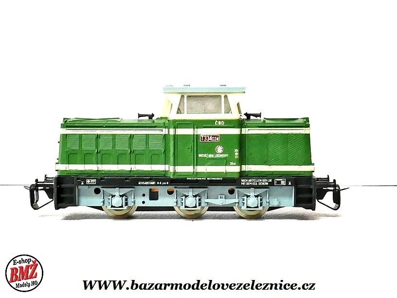 Tillig - DC - Dieselová lokomotiva T334 Rosnička ČSD - TT