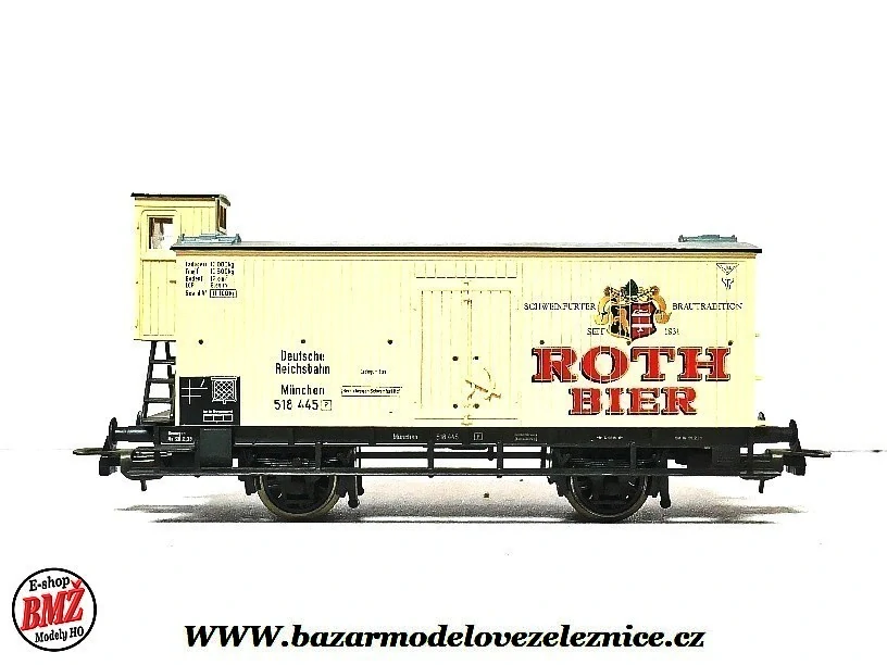 Nové Piko - Pivovarský vůz DR Roth Bier - HO