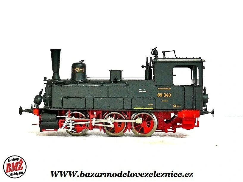 Brawa - DC - Parní lokomotiva BR 89 343 DRG - HO