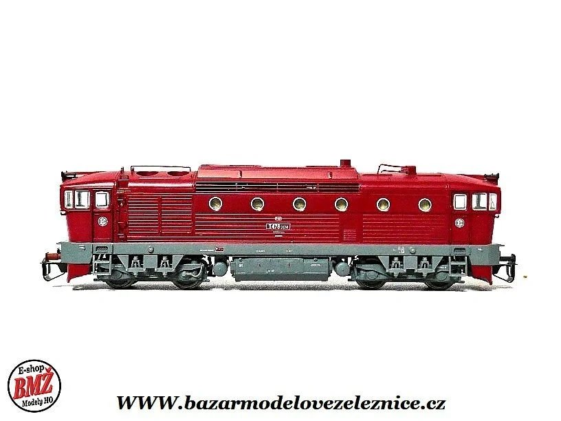 Roco - DSS - Dieselová lokomotiva T 478 3174 ČSD - TT