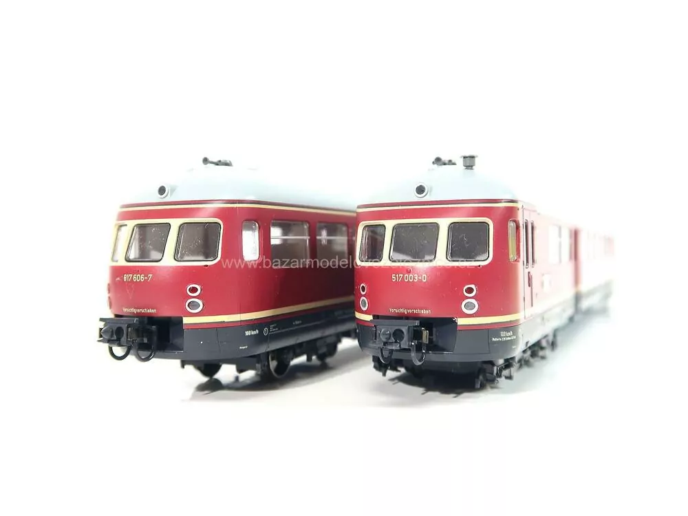 Kato - DCC - Dieselová Souprava ETA 517/817 DB Limburger Zigarre - HO