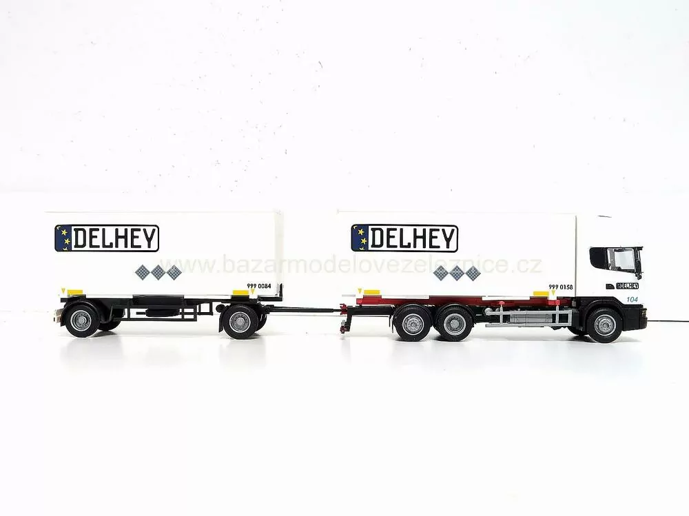 AWM - SCANIA skříň s přívěsem - HO