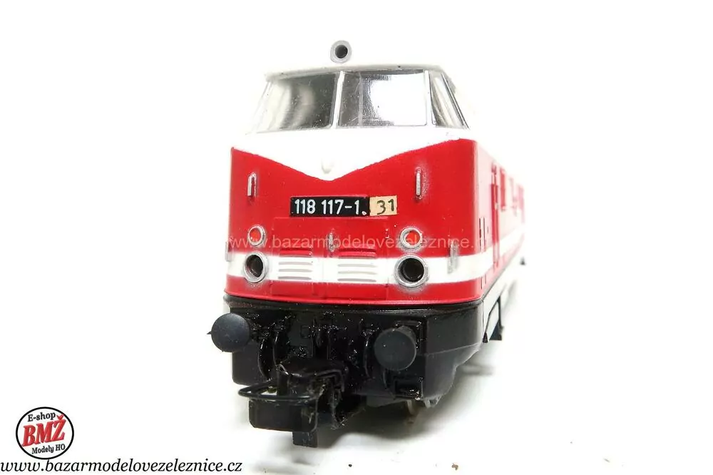Piko DDR - DC - Dieselová lokomotiva BR 118 117 DR - HO