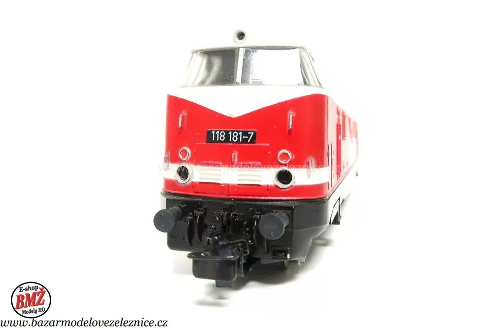 PIKO DDR - DC - Dieselová lokomotiva BR 118 181 DR - HO