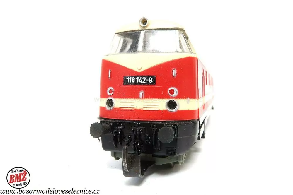 PIKO DDR - DC - Dieselová lokomotiva BR 118 142 DR - HO