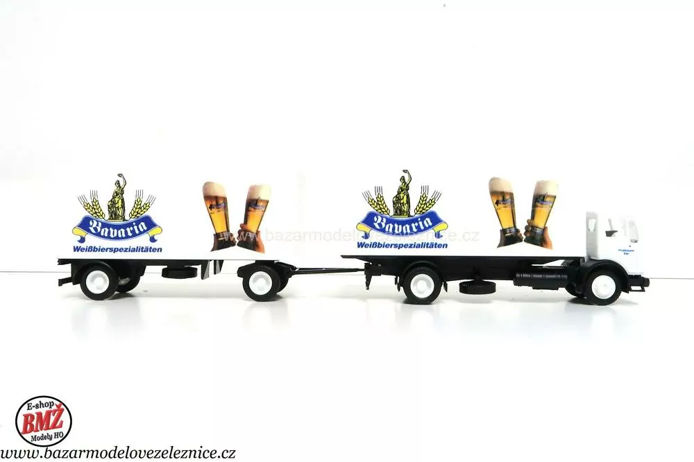 WIKING - Mercedes s přívěsem - HO
