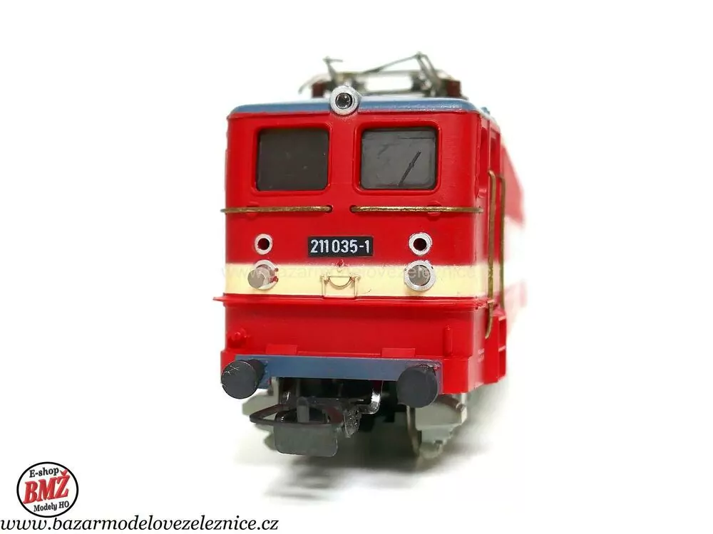 Piko DDR - DC - Elektrická lokomotiva E 211 035 DR - HO