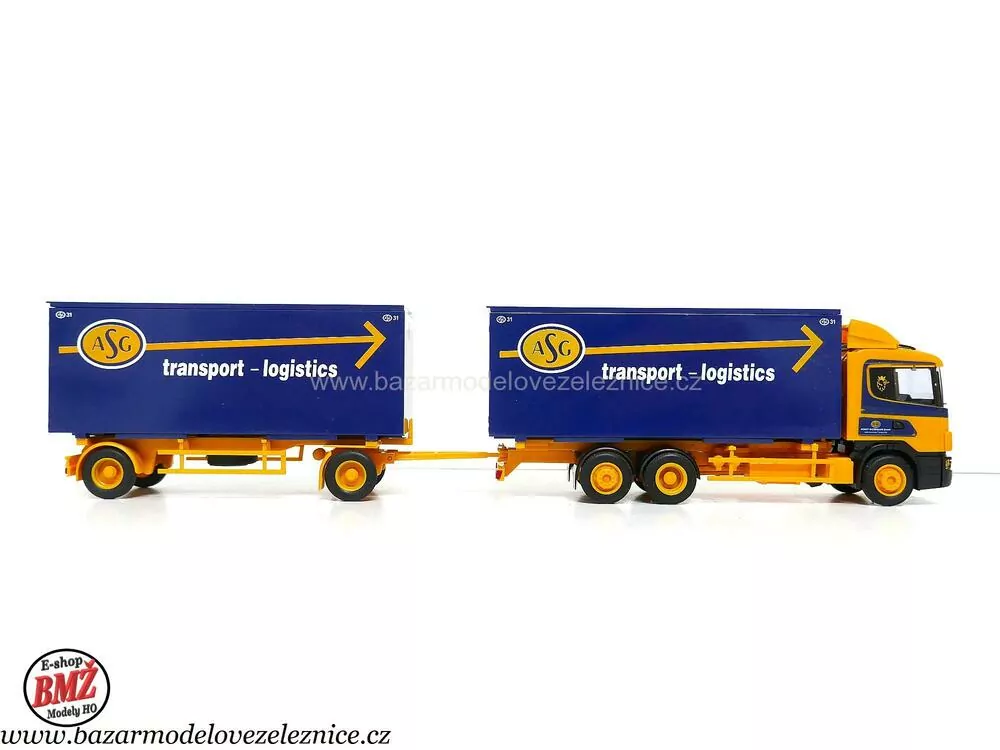 AWM - Scania s přívěsem - HO
