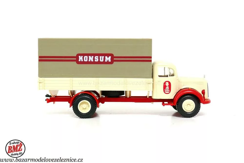 Brekina - Mercedes plachta - HO