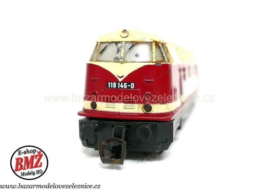 Zeuke - DCC - Dieselová lokomotiva V 118 114 DR - TT