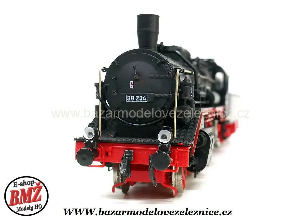 Piko DDR - DC - Parní lokomotiva BR 38 234 DR - HO