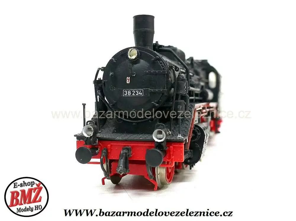 Piko DDR - DC - Parní lokomotiva BR 38 234 DR - HO