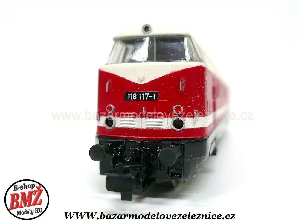 PIKO DDR - DC - Dieselová lokomotiva BR 118 117 DR - HO