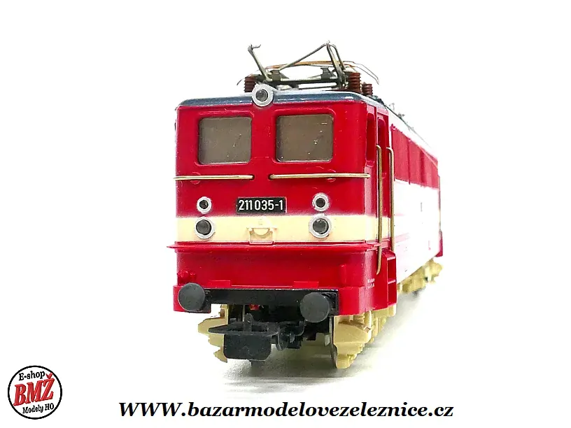 Piko DDR - DC - Elektrická lokomotiva E 211 035 DR - HO