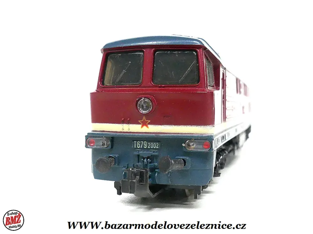 PIKO DDR - DC - Dieselová lokomotiva T 679 2002 ČSD- HO