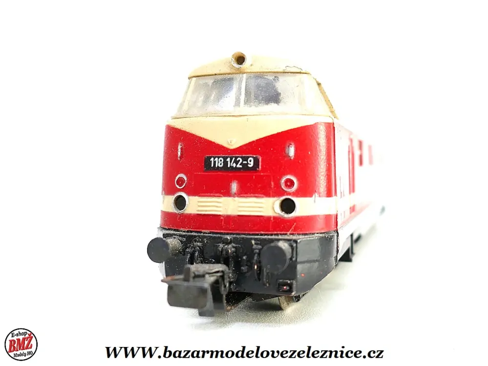 PIKO DDR - DC - Dieselová lokomotiva BR 118 142 DR - HO