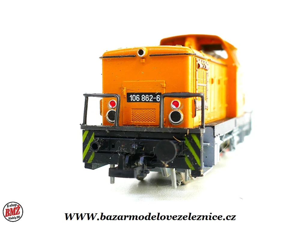 Piko DDR - DC - Dieselová lokomotiva BR 106 256 DR - HO