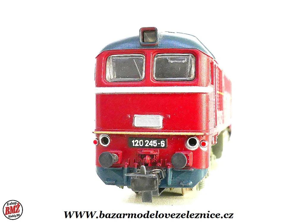 Piko DDR - DC - Dieselová lokomotiva BR 120 245 DR - HO