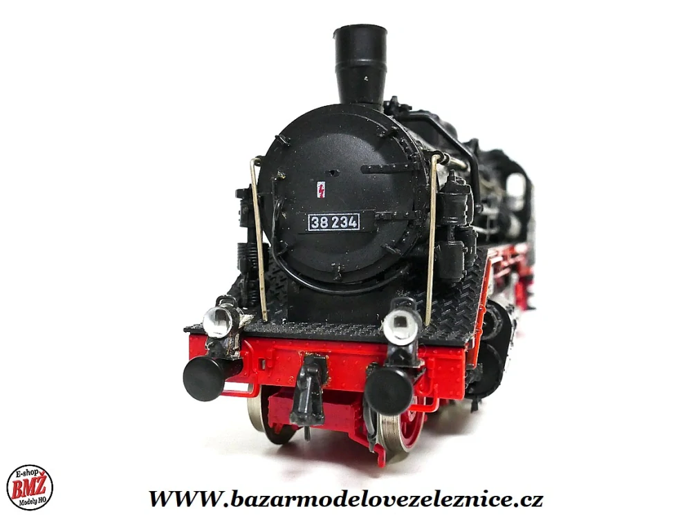 Piko DDR - DC - Parní lokomotiva BR 38 234 DR - HO