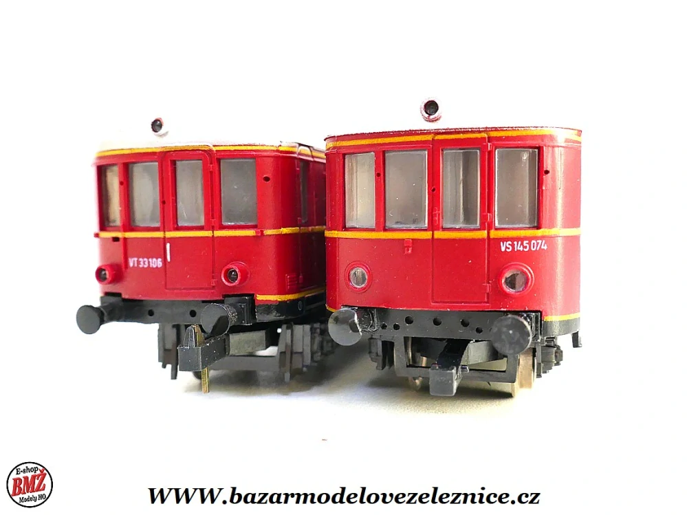 PIKO DDR - DC - Dieselová souprava BR 185/195 DB - HO