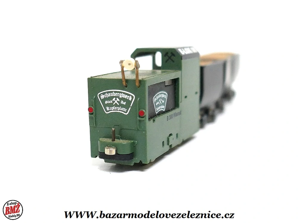 Busch - Set důlní lokomotivou Grubenbahnlok B 360, - HOf