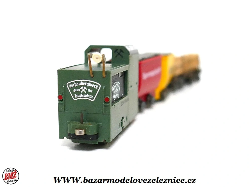 Busch - Set důlní lokomotivou Grubenbahnlok B 360, - HOf