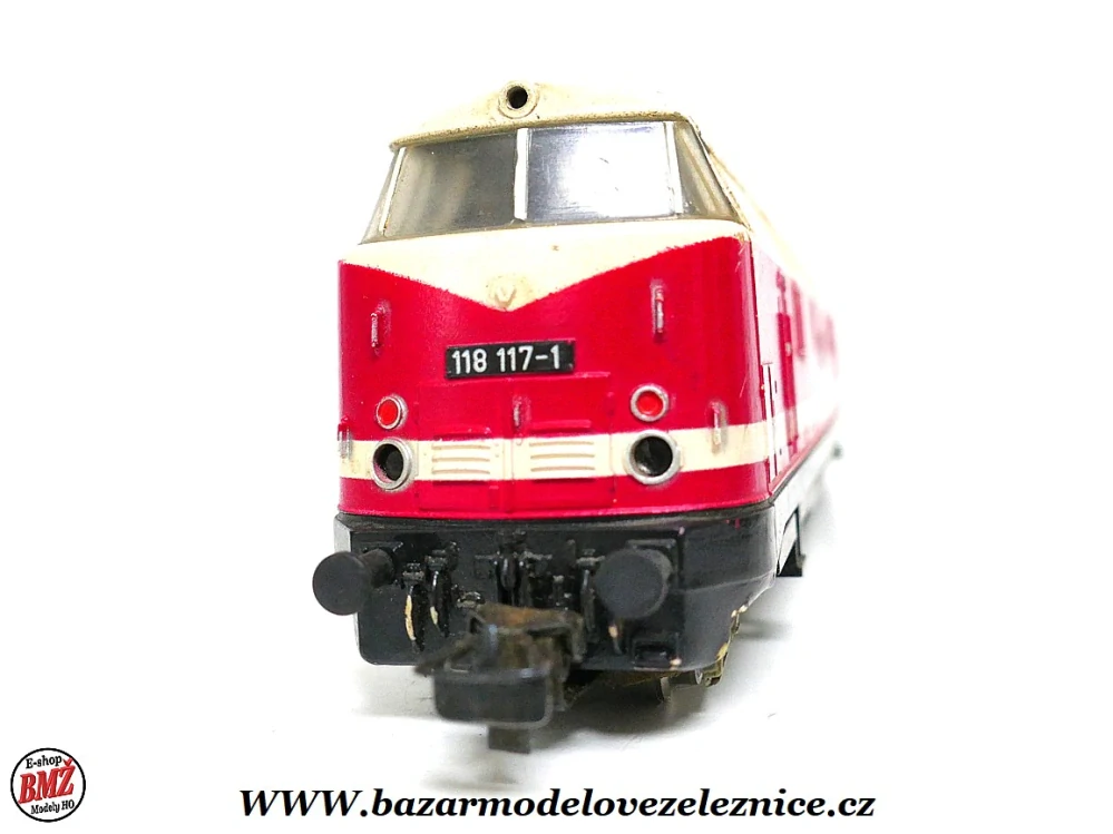 PIKO DDR - DC - Dieselová lokomotiva BR 118 117 DR - HO