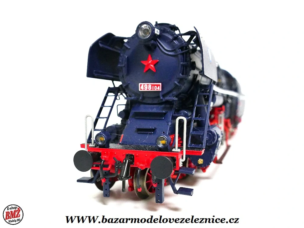 Trix - DCC + ZVUK + KOUŘ - Parní lokomotiva řady 498.1 "Albatros", ČSD - HO