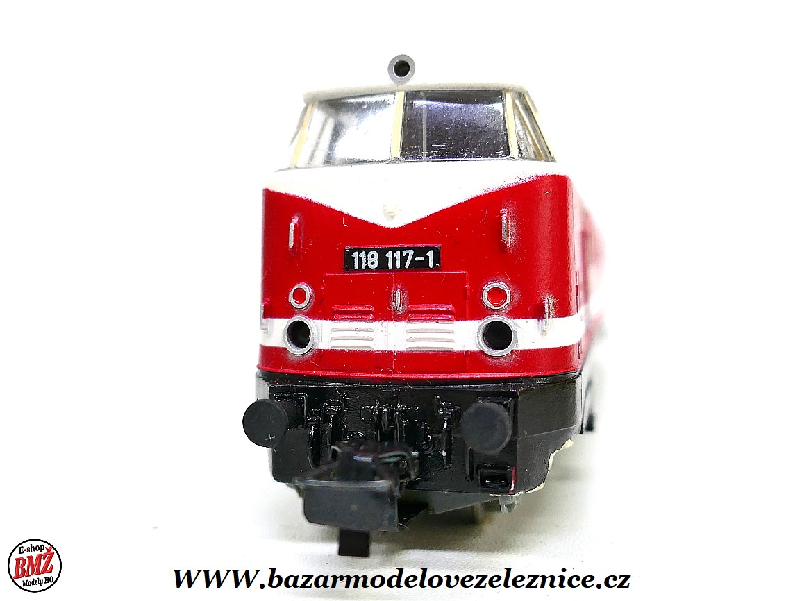 Piko DDR - DC - Dieselová lokomotiva BR 118 117 DR - HO