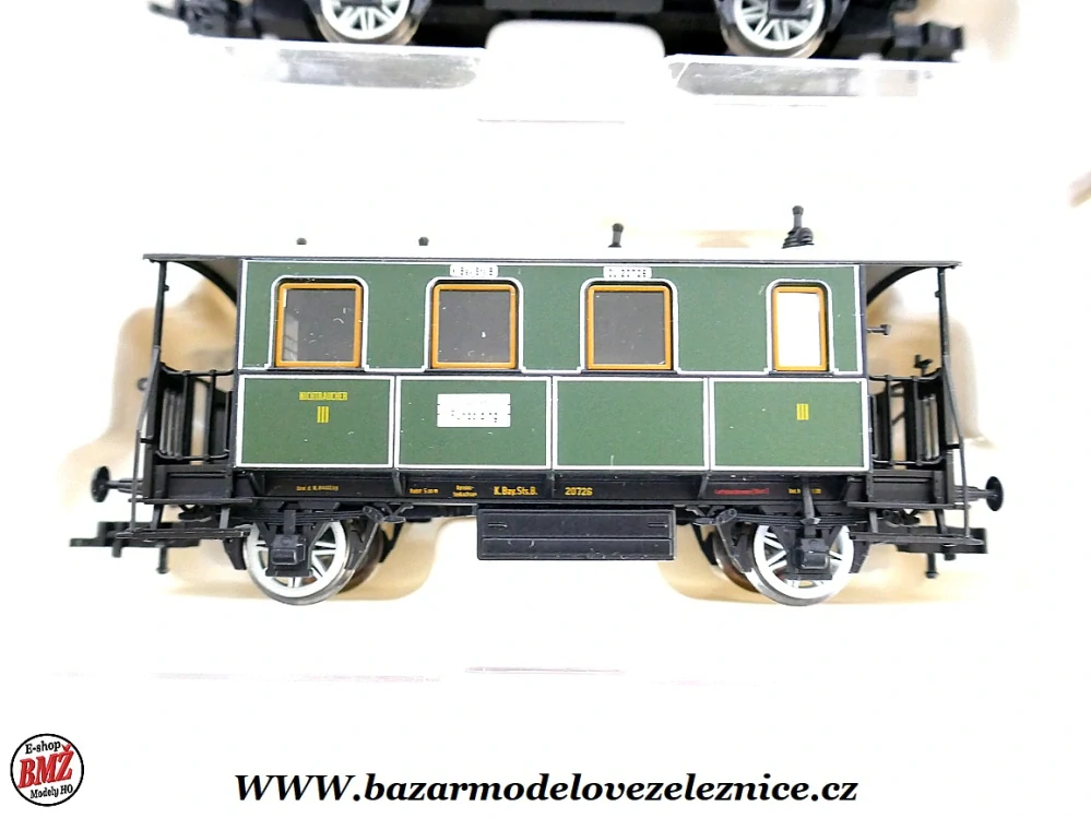 Fleischmann - Set 4 osobních vozů K.Bay.Sts.B. - HO