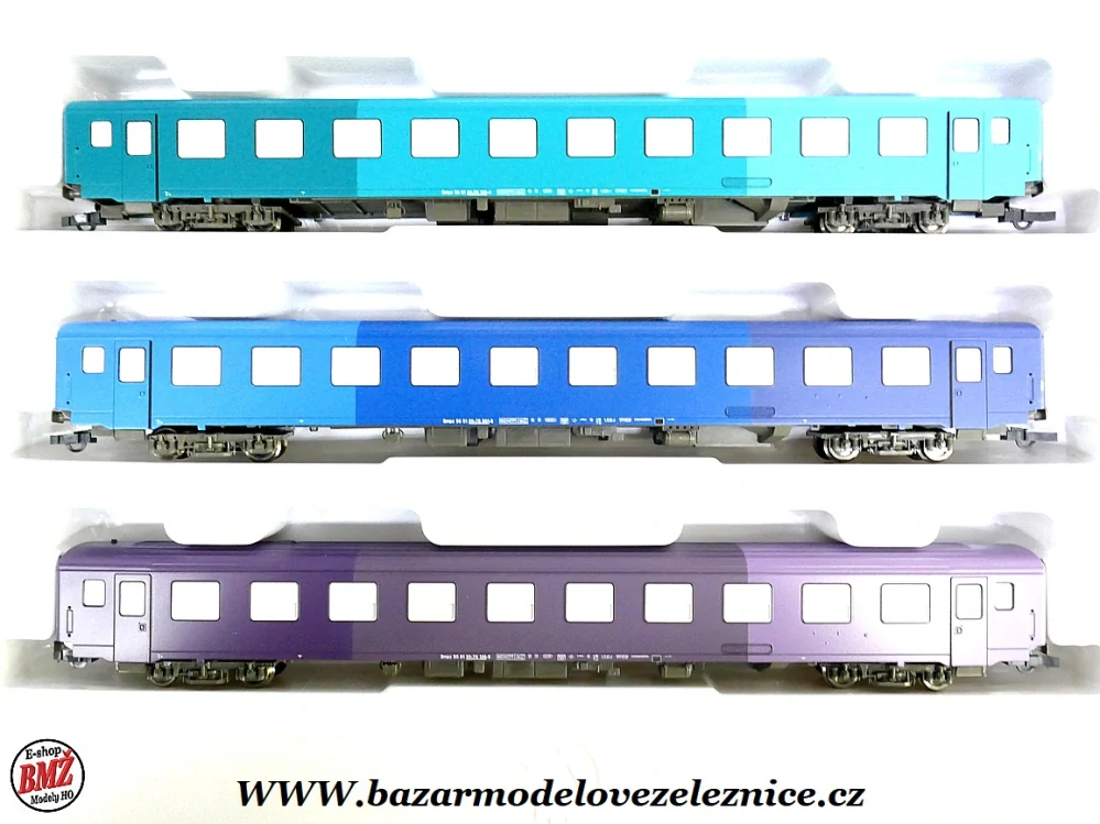 Roco - set 3 osobních vozů OBB - HO