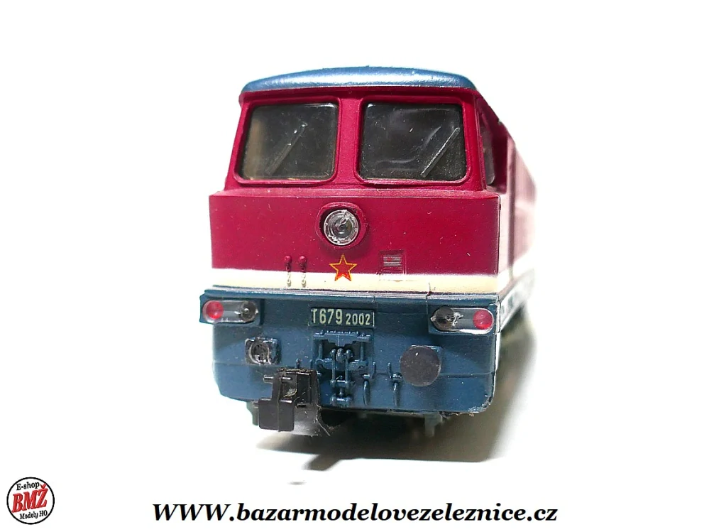 PIKO DDR - DC - Dieselová lokomotiva T 679 2002 ČSD- HO