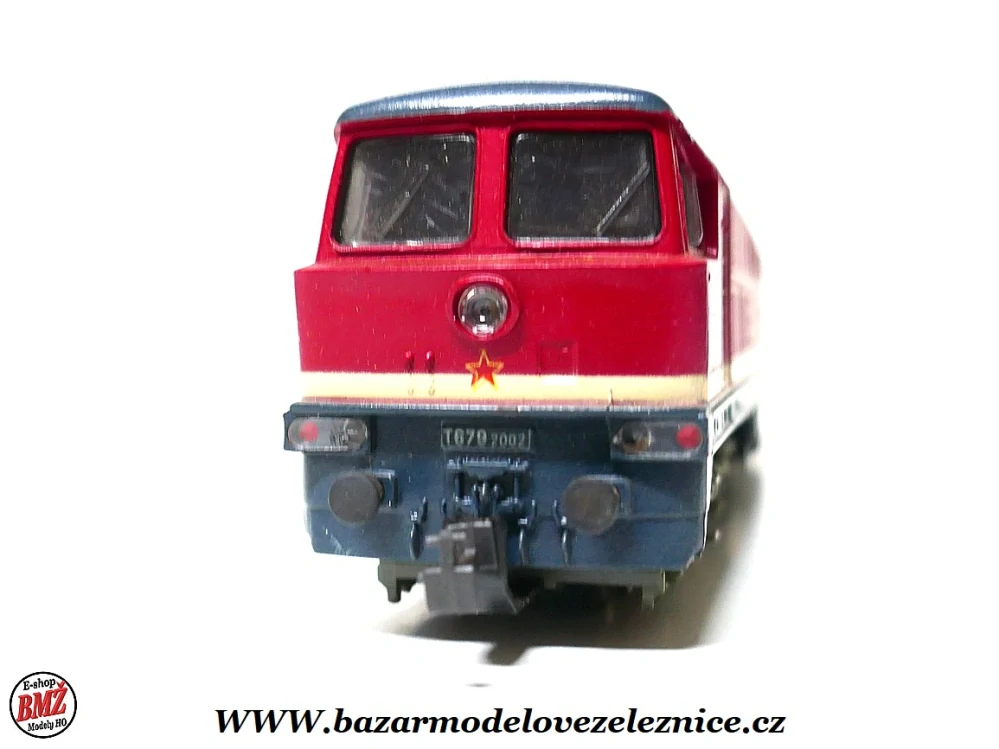 PIKO DDR - DC - Dieselová lokomotiva T 679 2002 ČSD- HO