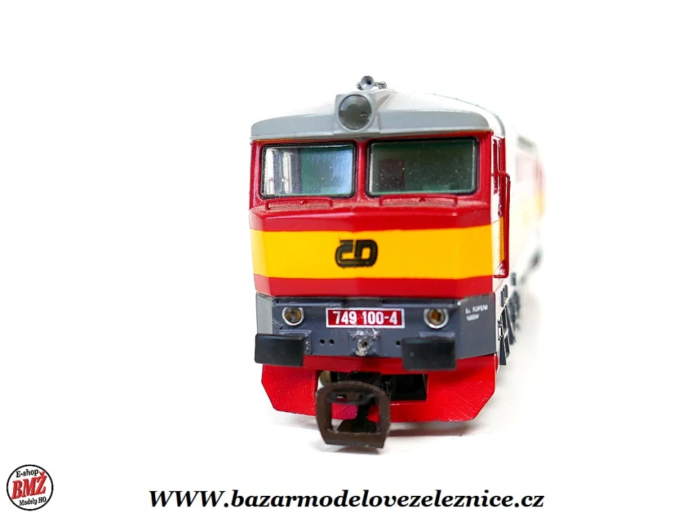   MTB - DCC + ZVUK - Dieselová lokomotiva 749 100 ČD Bardotka  - TT