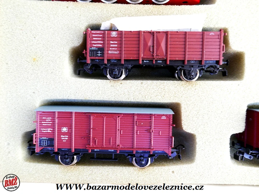 Piko DDR - DC - Set s BR 55 K.P.E.V. + 3 nákl. vozy - HO