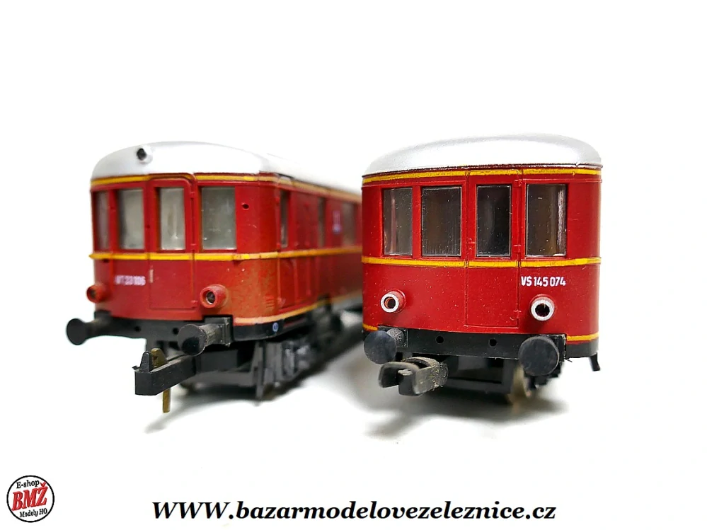 PIKO DDR - DC - Dieselová souprava BR 185/195 DB - HO