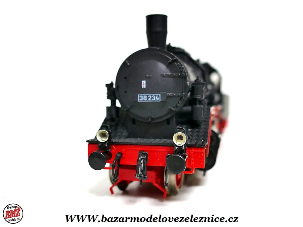 Piko DDR - DC - Parní lokomotiva BR 38 234 DR - HO