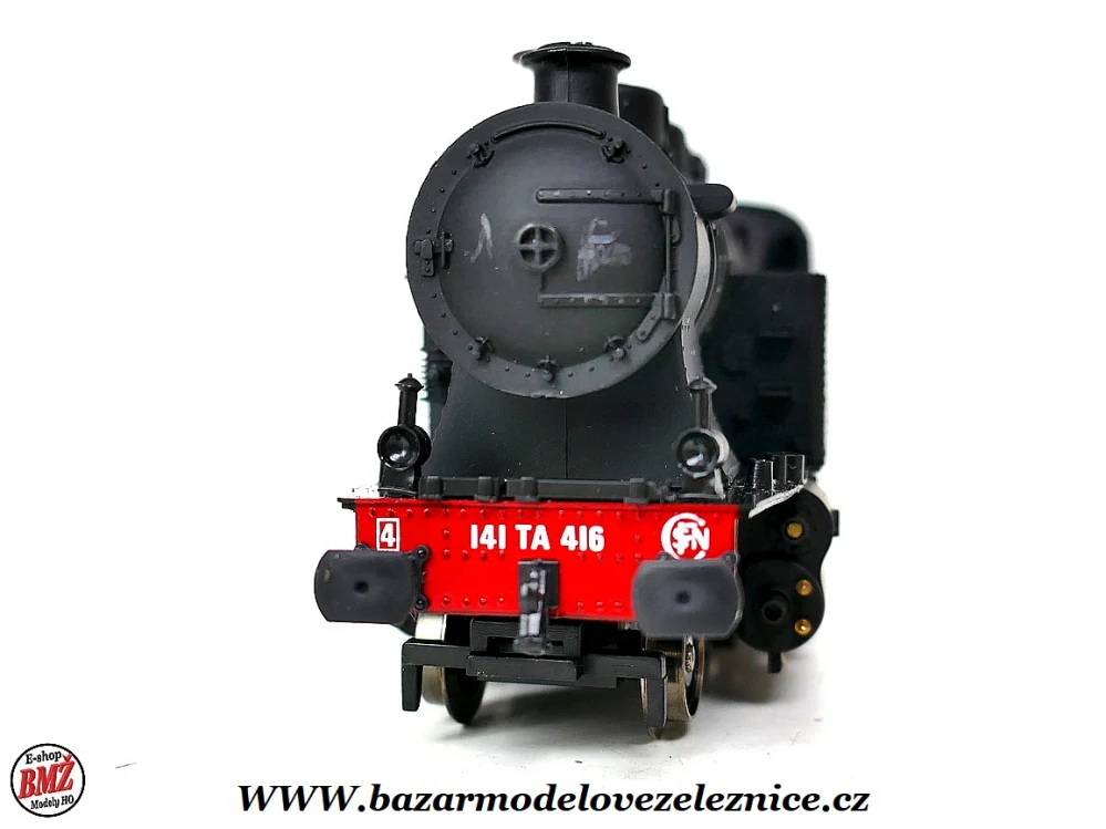 Jouef - DC - Parní lokomotiva Serie 141 TA 416 SNCF - HO