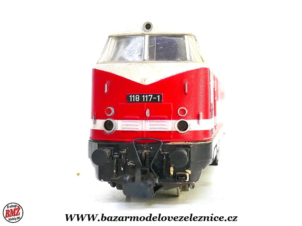 PIKO DDR - DC - Dieselová lokomotiva BR 118 117 DR - HO