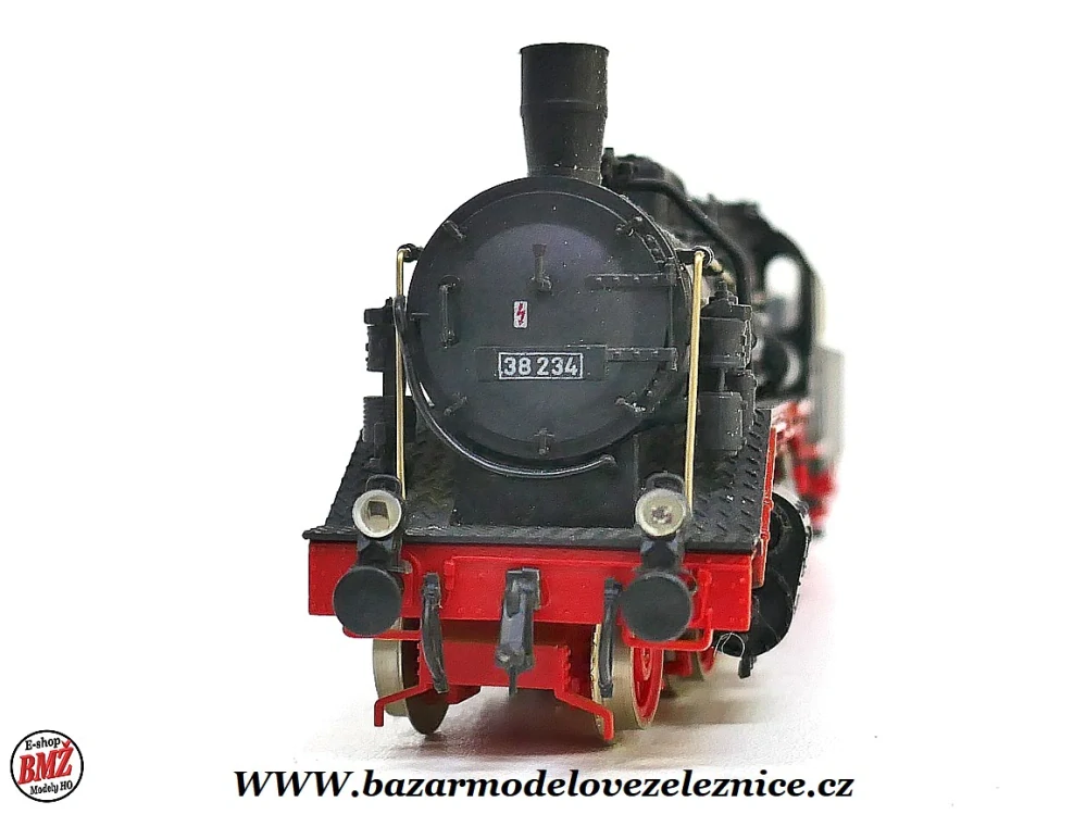 Piko DDR - DC - Parní lokomotiva BR 38 234 DR  - HO