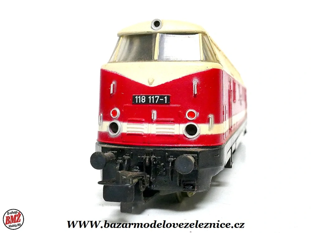 Piko DDR - DC - Dieselová lokomotiva BR 118 117 DR - HO
