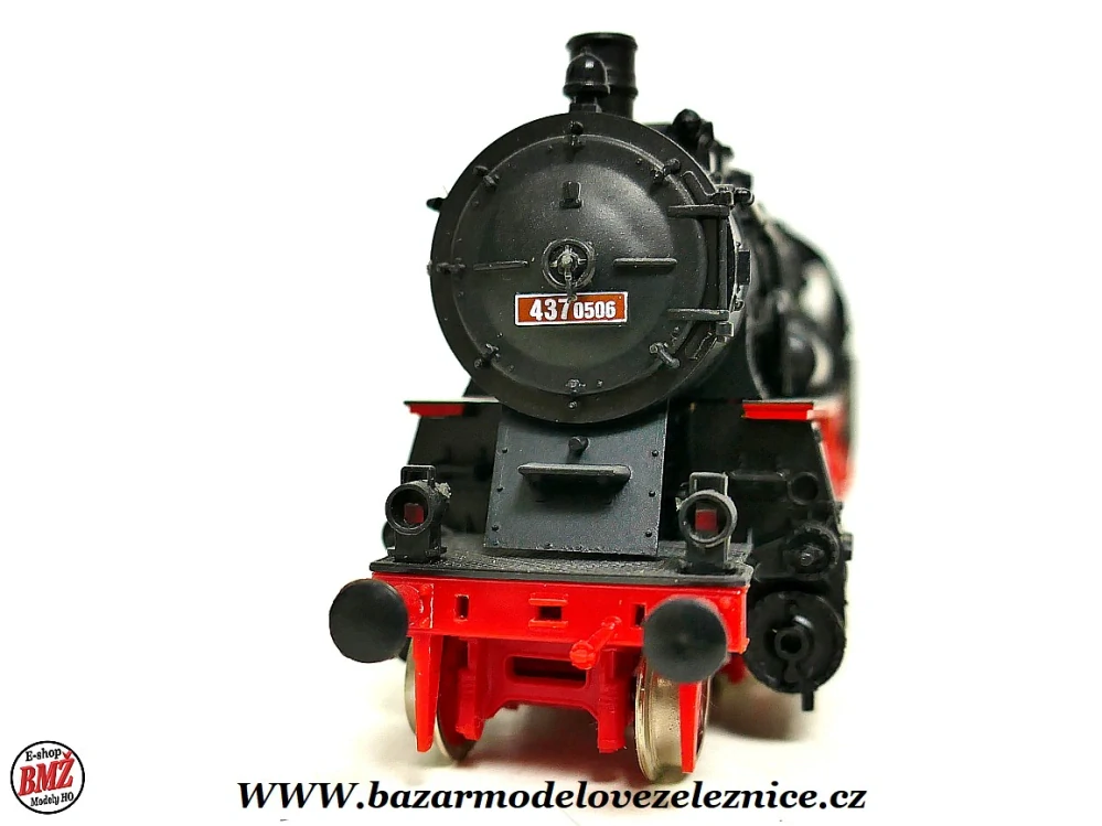 Piko DDR - DC - Parní lokomotiva 437.0506 ČSD Originál  - HO