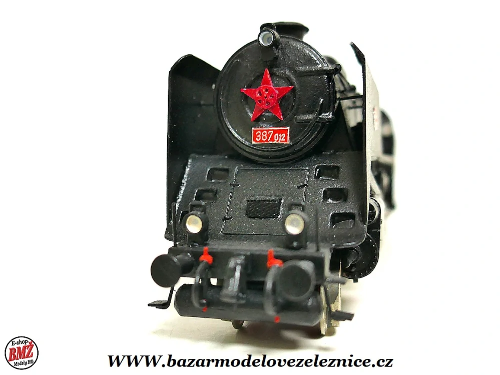Piko DDR - Předěláka - DC - Parní lokomotiva 387 012 ČSD Mikádo - HO