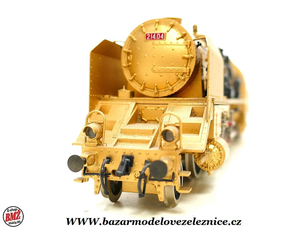 Rarita - Liliput - DC - Parní lokomotiva BR 214 04 GOLD bez motoru - HO