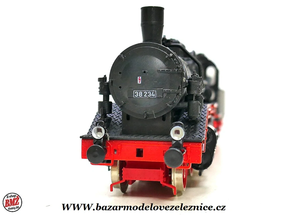 Piko DDR - DC - Parní lokomotiva BR 38 234 DR - HO