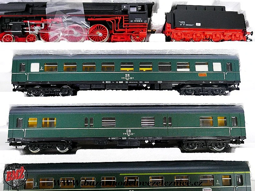 Piko DDR - DC - Set s BR 01 + 3 os. vozy - HO