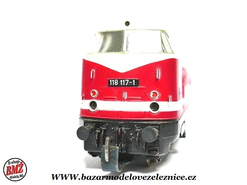 PIKO DDR - DC - Dieselová lokomotiva BR 118 117 DR - HO
