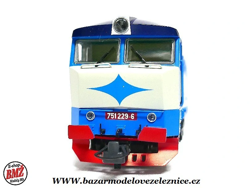 Roco - DSS - Dieselová lokomotiva 751 229 ČD - HO