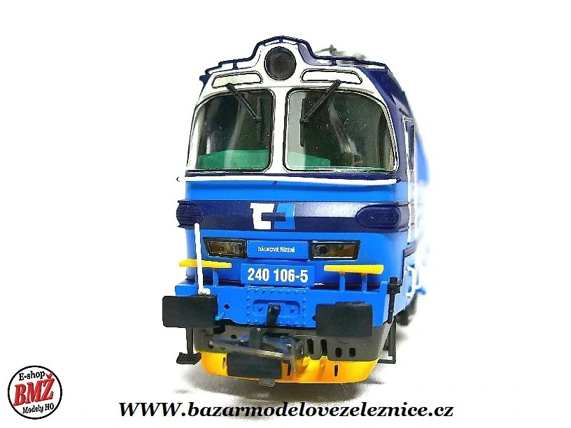 Nové Piko - DCC - Elektrická lokomotiva Laminátka 240 106 - ČD Cargo HO